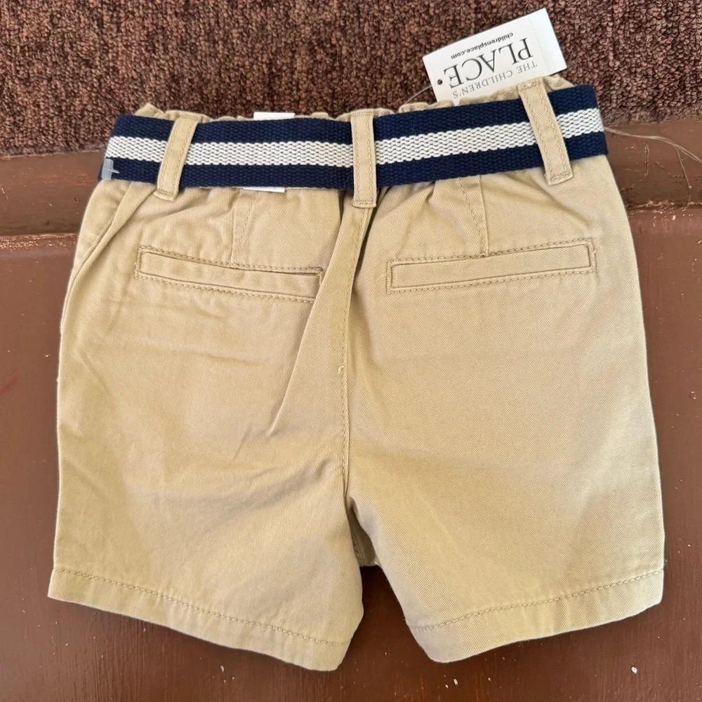The Children’s Place khaki shorts. Boys 12-18 months. NWT